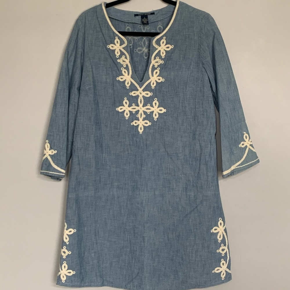Boho Denim Lucky Dress